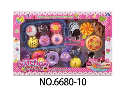 精美蛋糕配可切面包甜甜圈 - OBL771309