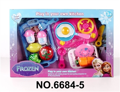 冰雪公主餐具配可切蔬菜 - OBL771343