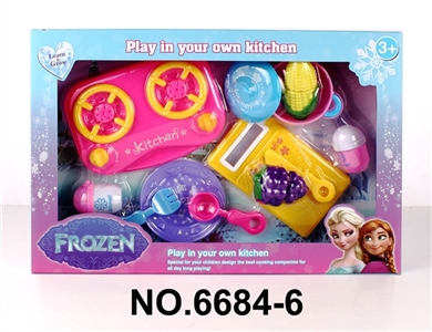 冰雪公主餐具配可切蔬菜 - OBL771344