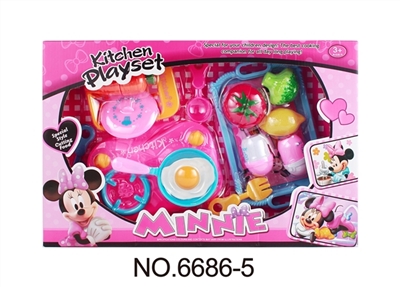 米妮餐具配可切蔬菜 - OBL771354