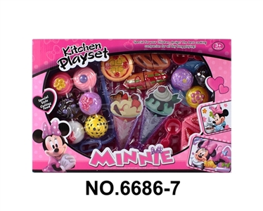 米妮精美蛋糕雪糕配可切面包 - OBL771359