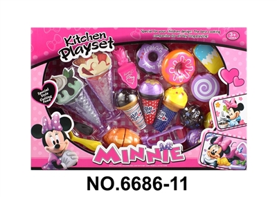 米妮精美雪糕配可切面包甜甜圈 - OBL771363