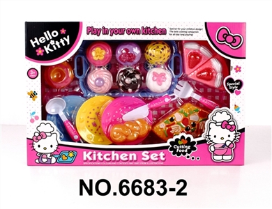 KT猫精美蛋糕配披萨面包 - OBL771372