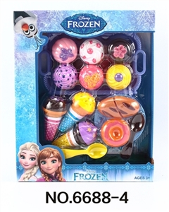 Ice princess elegant cake with ice cream can cut the bread - OBL771386
