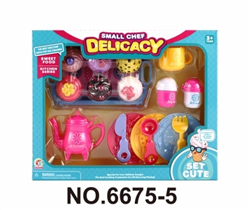 茶具配精美蛋糕 - OBL771393