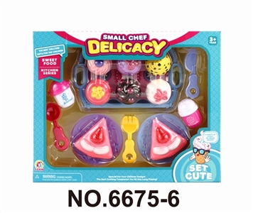 茶具配精美蛋糕 - OBL771394