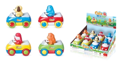 Electric car music cartoon animals - OBL772432