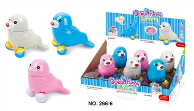 Electric music cartoon sea lions - OBL772435