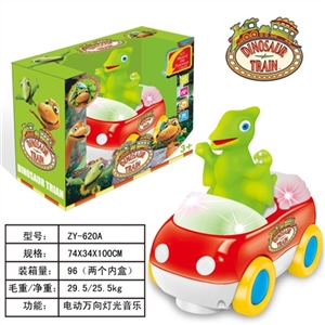 Electric music cartoon dragon - OBL772439