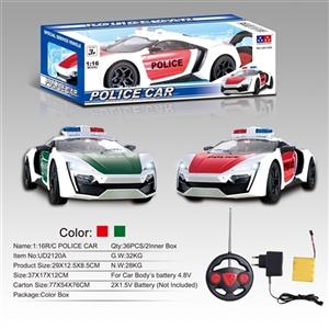 1:16遥控警车车轮不带灯 - OBL772547