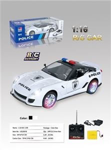 1:16 police four-way remote control car without lamp (bag) - OBL772552