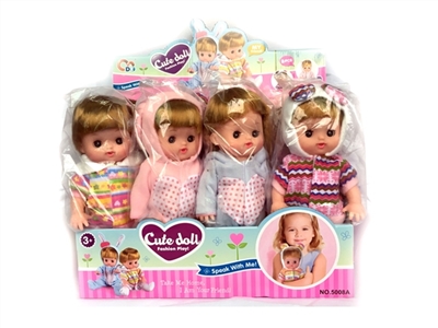 13 inch standing music doll (4 mixed 8 / box) - OBL772744