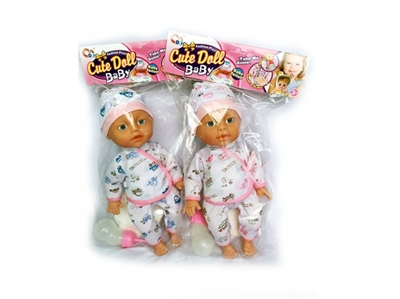 14 inch laughter music drink pee doll (2 color, orange) - OBL772752