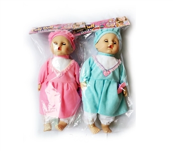 16 inch cotton body flash music doll (2 color, orange) - OBL772759