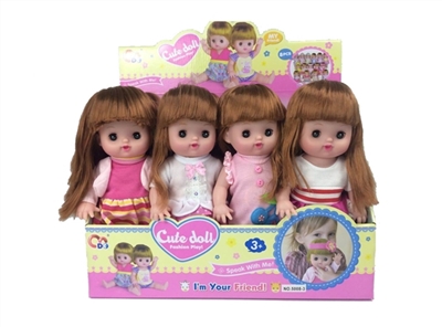 13 inch standing music doll (8 / box) - OBL772789
