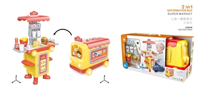 2合1快餐店变形巴士 - OBL773398