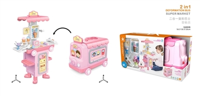 2合1甜品店变形巴士 - OBL773399