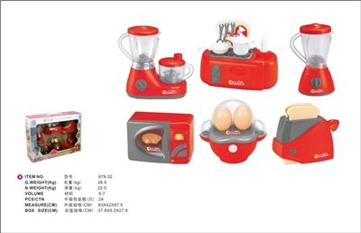 6 red appliances combination - OBL773621