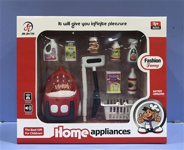 Bright red vacuum cleaner accessories - OBL773666