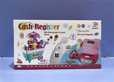 Ice cream cart cash register - OBL773715
