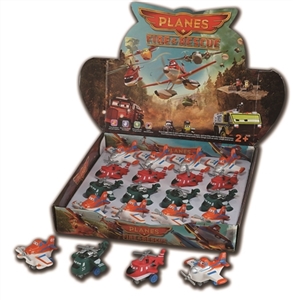 Paragraphs cars aircraft series 4 mixed (soft rubber lining plastic aircraft wheel base and pull-bac - OBL773935