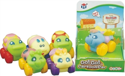 Cartoon insects series six conventional (soft rubber lining plastic slide wheel function) 1 PCS/box - OBL774025