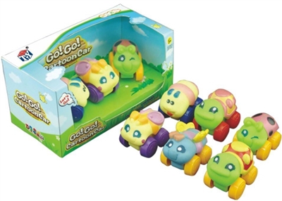 Cartoon insects series six conventional maps (54 * 39) (soft rubber lining plastic slide wheel funct - OBL774026