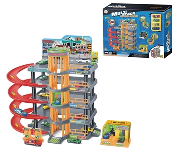 Parking lot 4 little alloy car taxi 45 PCS - OBL774182