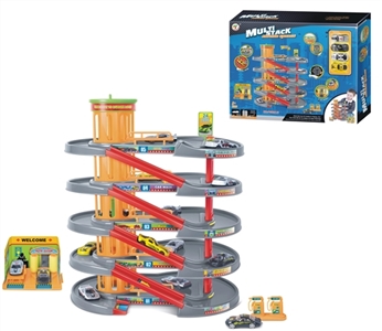 Slide alloy car in parking lot 4 only 28 PCS - OBL774192