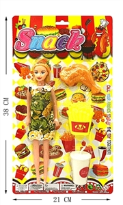 Barbie with fast food - OBL774398
