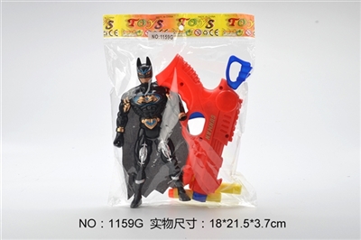 Batman and gun with colored lights - OBL774502