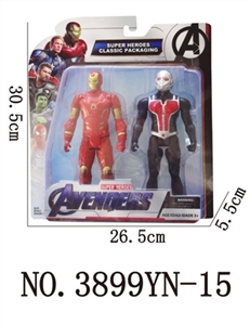 People with light iron man with ants - OBL774814