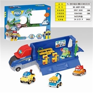 Poli container truck suit (with 4 characters only boomerang car) - OBL774829