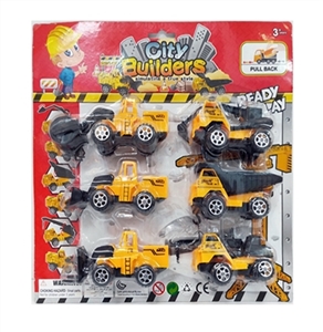 实色回力工程车 6款 - OBL774966