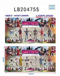 4.5 -inch fort night 9 season 6 dolls weapon card pack (2) - OBL775051