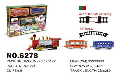 Smoke, lights, train sounds, rail trains - OBL791532