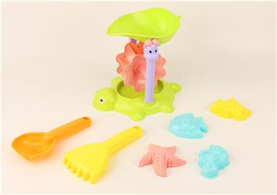 244 baby turtle water sand truck combination 1 (7 pieces) - OBL799276
