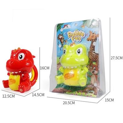 Electric dinosaur bubble machine 2 color - OBL805073