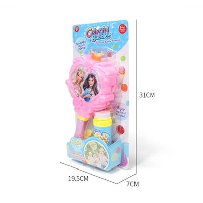 Electric magic wand princess bubble machine - OBL805081