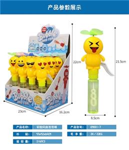 Smiling face hand pressure fan bubbles stick dozen zhuang - OBL805087