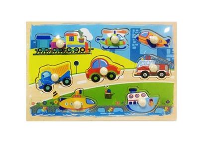 Wooden small vehicles finger board puzzle - OBL805095