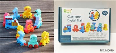 木制卡通数字火车 - OBL805132