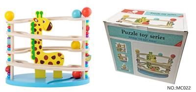 木制长颈鹿滚珠轨道 - OBL805141