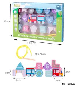 木制串珠火车 - OBL805146