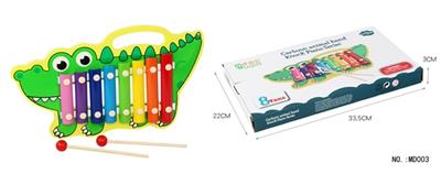 Wooden crocodile 8 knock sound - OBL805154