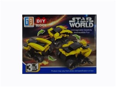 回力积木战车（43PCS-49PCS)  四款混装 - OBL805207