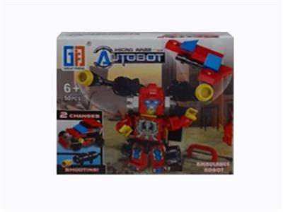 弹射变形金刚积木超级消防金刚（49-50PCS）  （4款混装） - OBL805210