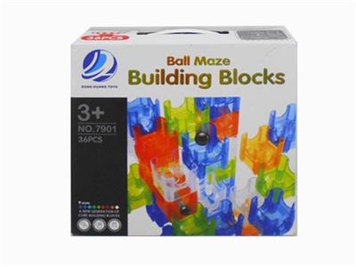 水晶滚球迷宫积木36PCS - OBL805247