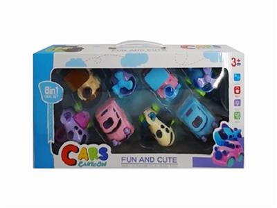 混色惯性双向卡通车仔 - OBL805326