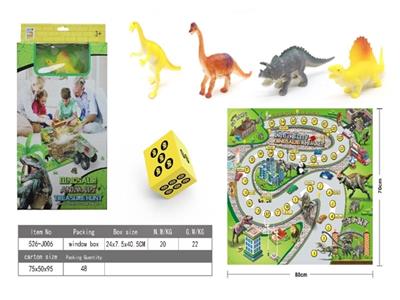 Dinosaurs multiplayer cloth carpet - OBL805339